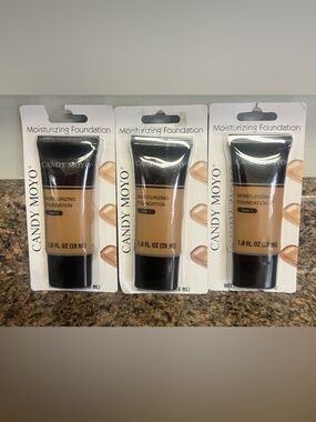 Candy Moyo Foundation . Dark 1/ 1.0 fl oz - Lot of 3.